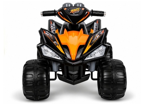 Quad na akumulator dla dzieci – widok z przodu