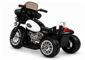 Motor na akumulator dla dzieci w stylu policyjnym – widok z tyłu