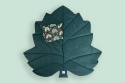 Mata do zabawy liść XXL 150x150 cm – zielona