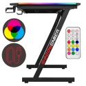 Podświetlenie RGB biurka gamingowego SHADOW GAMER sterowane pilotem