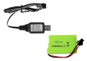 Akumulator litowo-jonowy 3,7 V 600 mAh oraz przewód ładowania USB do interaktywnego psa robota.