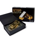 Sztaba złota w eleganckim pudełku prezentowym - luksusowy upominek