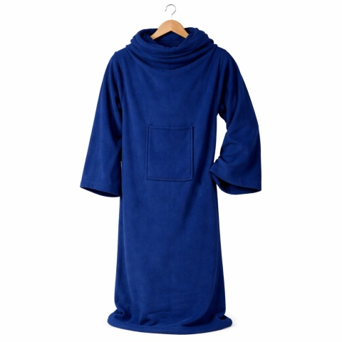 Granatowa bluza oversize  z kieszenią kangurką - wygodna, miękka damska i meska idealna na co dzień